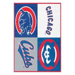 mlb chicago cubs area rug non slip baseball carpet home decor gift idea for fans cac59
