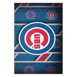 mlb chicago cubs area rug non slip baseball carpet home decor gift idea for fans cac60