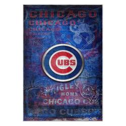 mlb chicago cubs area rug non slip baseball carpet home decor gift idea for fans cac66