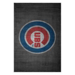 mlb chicago cubs area rug non slip baseball carpet home decor gift idea for fans cac70