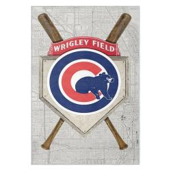 mlb chicago cubs area rug non slip baseball carpet home decor gift idea for fans cac74