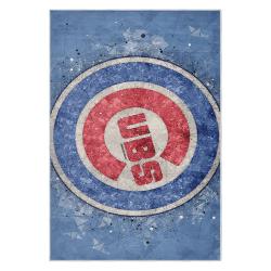 mlb chicago cubs area rug non slip baseball carpet home decor gift idea for fans cac76