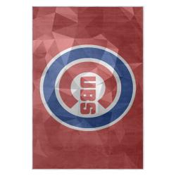 mlb chicago cubs area rug non slip baseball carpet home decor gift idea for fans cac86