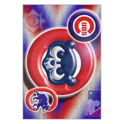 mlb chicago cubs area rug non slip baseball carpet home decor gift idea for fans cac87
