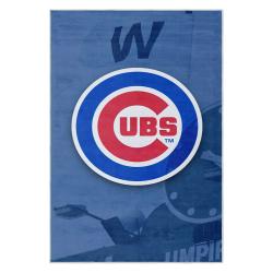 mlb chicago cubs area rug non slip baseball carpet home decor gift idea for fans cac94
