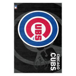 mlb chicago cubs area rug non slip baseball carpet home decor gift idea for fans cac95
