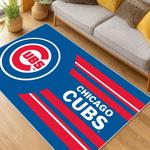 mlb chicago cubs area rug non slip baseball carpet home decor gift idea for fans living room cac107