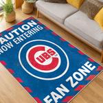 mlb chicago cubs area rug non slip baseball carpet home decor gift idea for fans living room cac114