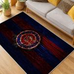 mlb chicago cubs area rug non slip baseball carpet home decor gift idea for fans living room cac123