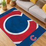 mlb chicago cubs area rug non slip baseball carpet home decor gift idea for fans living room cac131