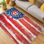 mlb chicago cubs area rug non slip baseball carpet home decor gift idea for fans living room cac138