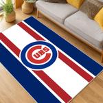 mlb chicago cubs area rug non slip baseball carpet home decor gift idea for fans living room cac142