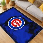 mlb chicago cubs area rug non slip baseball carpet home decor gift idea for fans living room cac149