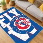 mlb chicago cubs area rug non slip baseball carpet home decor gift idea for fans living room cac154