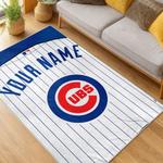 mlb chicago cubs area rug non slip baseball carpet home decor gift idea for fans living room cac162