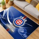 mlb chicago cubs area rug non slip baseball carpet home decor gift idea for fans living room cac164
