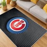 mlb chicago cubs area rug non slip baseball carpet home decor gift idea for fans living room cac169