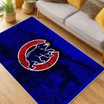 mlb chicago cubs area rug non slip baseball carpet home decor gift idea for fans living room cac173