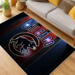 mlb chicago cubs area rug non slip baseball carpet home decor gift idea for fans living room cac178