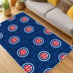 mlb chicago cubs area rug non slip baseball carpet home decor gift idea for fans living room cac179