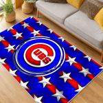 mlb chicago cubs area rug non slip baseball carpet home decor gift idea for fans living room cac181