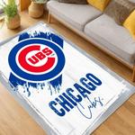 mlb chicago cubs area rug non slip baseball carpet home decor gift idea for fans living room cac186