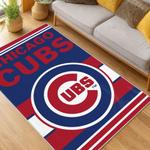 mlb chicago cubs area rug non slip baseball carpet home decor gift idea for fans living room cac47