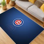 mlb chicago cubs area rug non slip baseball carpet home decor gift idea for fans living room cac49