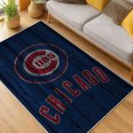mlb chicago cubs area rug non slip baseball carpet home decor gift idea for fans living room cac53