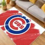 mlb chicago cubs area rug non slip baseball carpet home decor gift idea for fans living room cac56