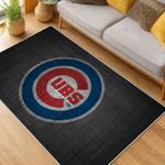 mlb chicago cubs area rug non slip baseball carpet home decor gift idea for fans living room cac65