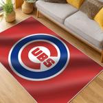 mlb chicago cubs area rug non slip baseball carpet home decor gift idea for fans living room cac70