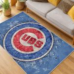 mlb chicago cubs area rug non slip baseball carpet home decor gift idea for fans living room cac71