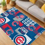 mlb chicago cubs area rug non slip baseball carpet home decor gift idea for fans living room cac72