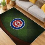 mlb chicago cubs area rug non slip baseball carpet home decor gift idea for fans living room cac78