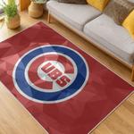 mlb chicago cubs area rug non slip baseball carpet home decor gift idea for fans living room cac81