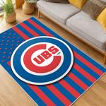 mlb chicago cubs area rug non slip baseball carpet home decor gift idea for fans living room cac83