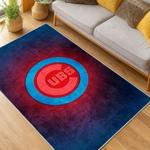 mlb chicago cubs area rug non slip baseball carpet home decor gift idea for fans living room cac84