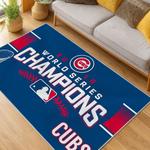 mlb chicago cubs area rug non slip baseball carpet home decor gift idea for fans living room cac88