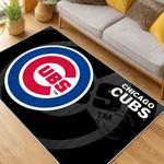 mlb chicago cubs area rug non slip baseball carpet home decor gift idea for fans living room cac90