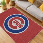 mlb chicago cubs area rug non slip baseball carpet home decor gift idea for fans living room cac91