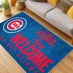 mlb chicago cubs area rug non slip baseball carpet home decor gift idea for fans living room cac98