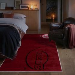 mlb cincinnati reds area rug non slip baseball carpet home decor gift idea for fans bedroom cr108