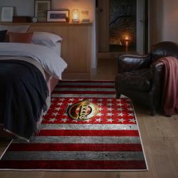mlb cincinnati reds area rug non slip baseball carpet home decor gift idea for fans bedroom cr114