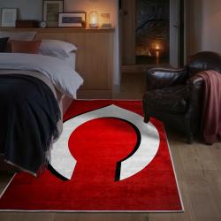 mlb cincinnati reds area rug non slip baseball carpet home decor gift idea for fans bedroom cr125