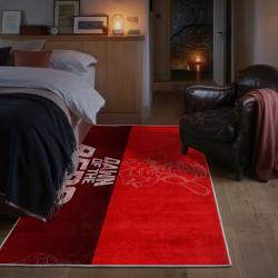 mlb cincinnati reds area rug non slip baseball carpet home decor gift idea for fans bedroom cr134