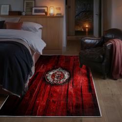 mlb cincinnati reds area rug non slip baseball carpet home decor gift idea for fans bedroom cr149
