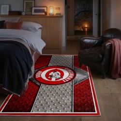 mlb cincinnati reds area rug non slip baseball carpet home decor gift idea for fans bedroom cr162