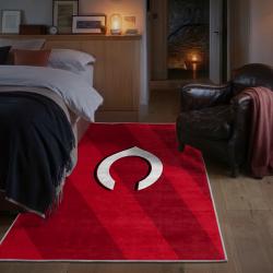 mlb cincinnati reds area rug non slip baseball carpet home decor gift idea for fans bedroom cr163