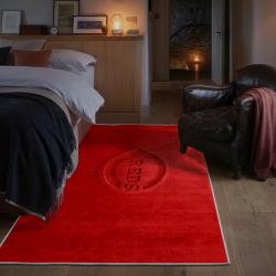mlb cincinnati reds area rug non slip baseball carpet home decor gift idea for fans bedroom cr165